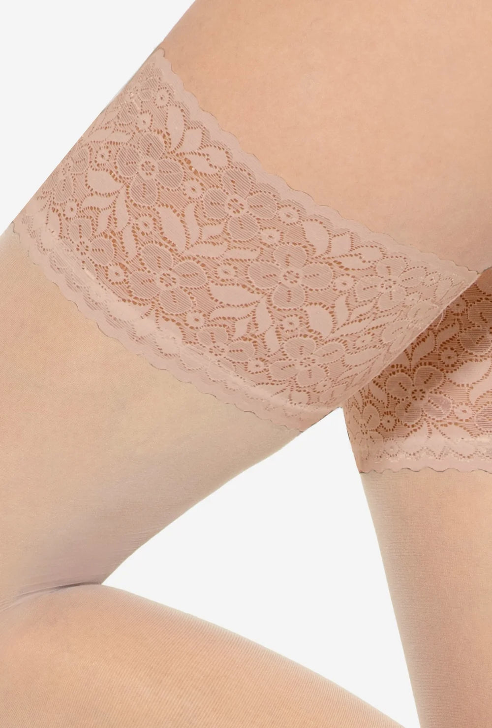 luonnillisen variset plus size stay up sukat